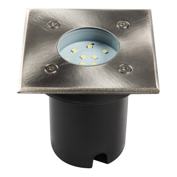 LED befahrbare Bodeneinbauleuchte für den Außenbereich GORDO LED/1W/230V 9,5x9,5 cm IP67 Edelstahl