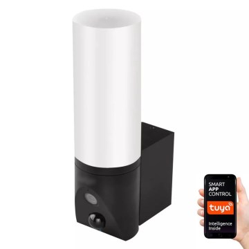 LED Caméra extérieure connectée avec lumière GoSmart LED/12W/230V 3200K IP65 Wi-Fi Tuya noir