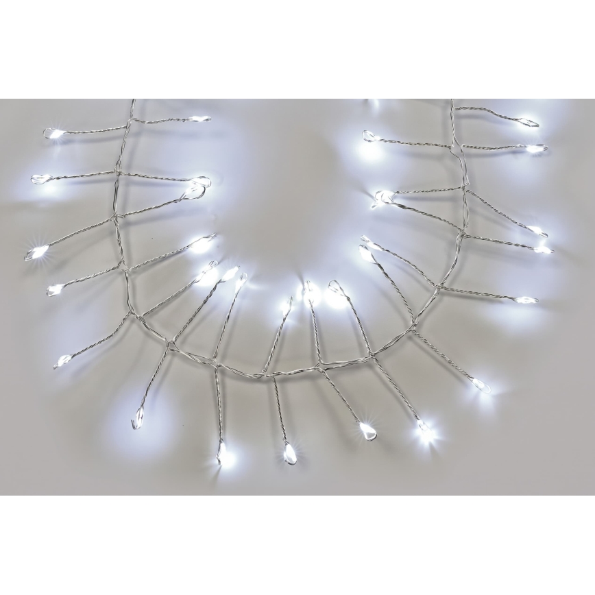 LED Catena luminosa da esterno 1920xLED/8 funzioni 19,2m IP44 bianco freddo