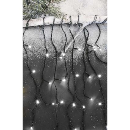 LED catena luminosa da esterno 600xLED/8 modalità 15m IP44 bianco freddo