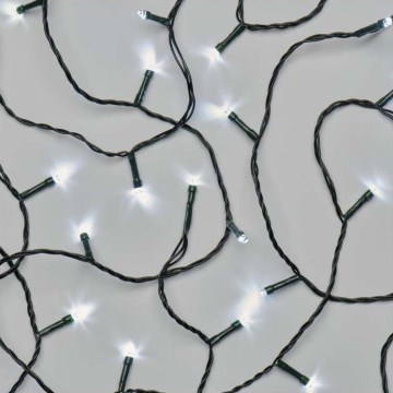 LED Catena natalizia da esterno 40xLED/9m IP44 bianco freddo