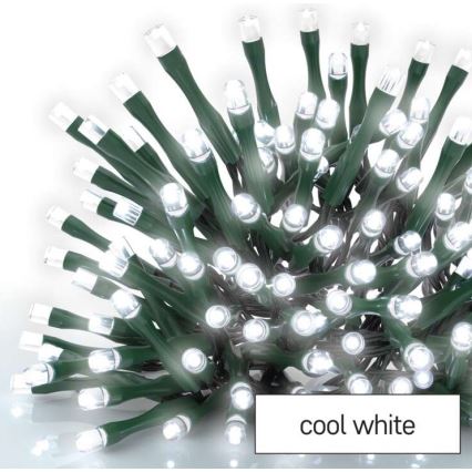 LED Catena natalizia da esterno 40xLED/9m IP44 bianco freddo