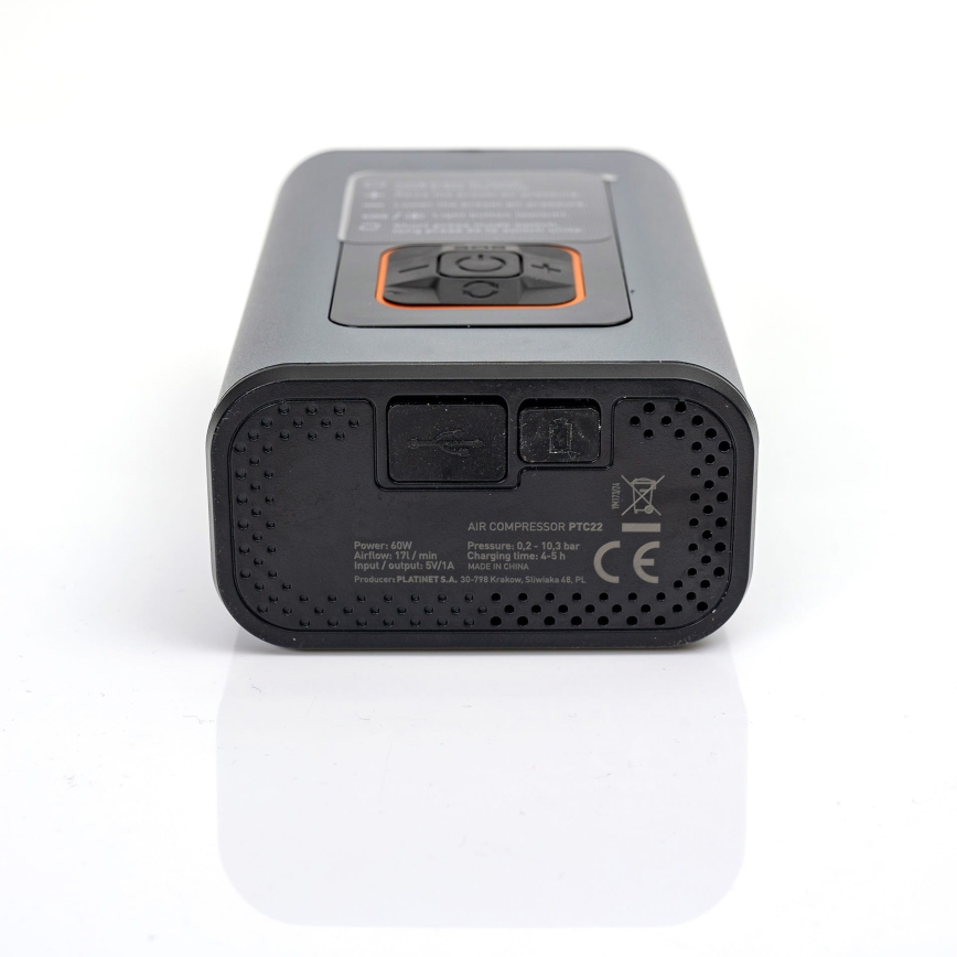LED Compressore digitale tascabile 3in1 4000 mAh 5W nero