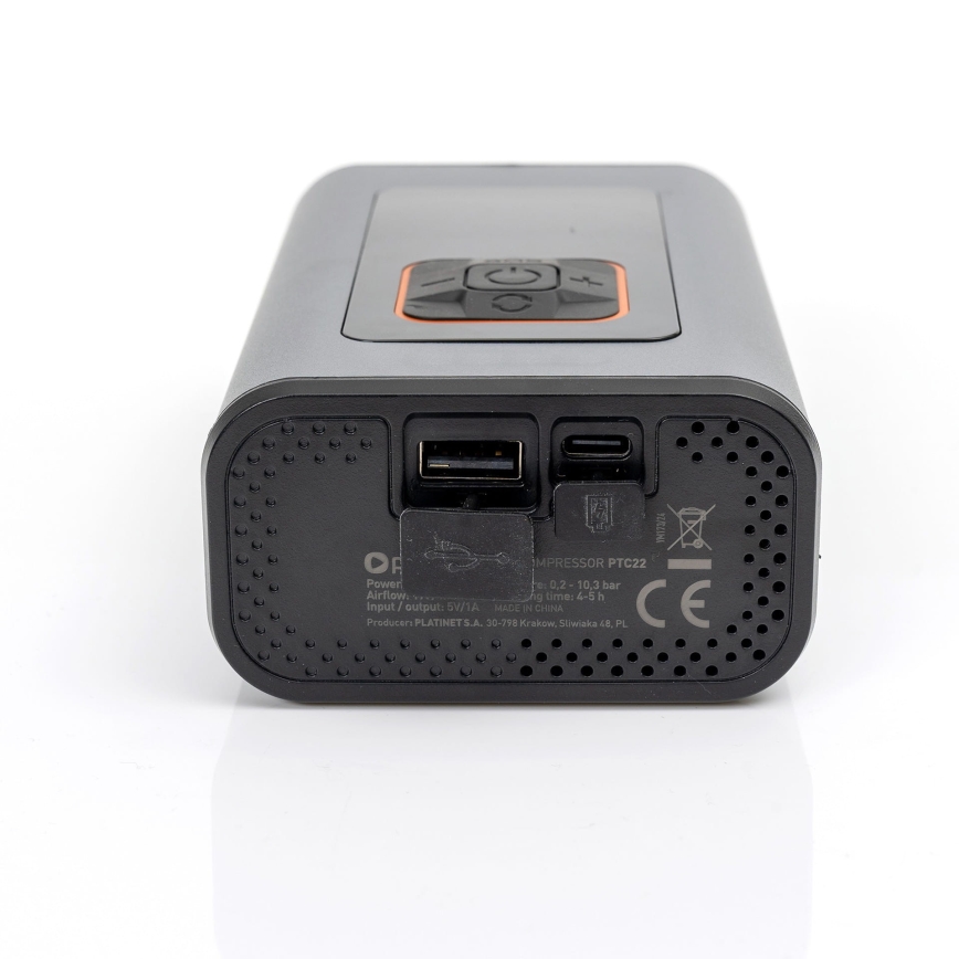 LED Compressore digitale tascabile 3in1 4000 mAh 5W nero