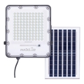 LED da esterno dimmerabile solare per riflettore LED/50W/3,2V 4500K IP65 nero + telecomando