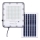 LED da esterno dimmerabile solare per riflettore LED/50W/3,2V 4500K IP65 nero + telecomando