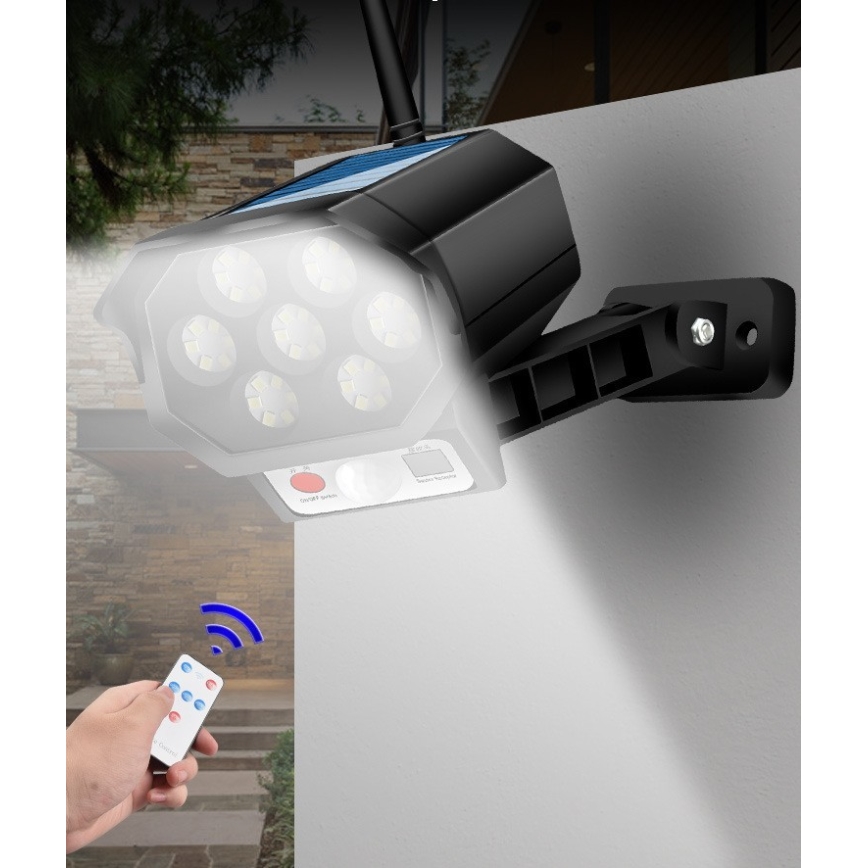 LED da esterno solare Applique con sensore LED/5W/5,5V IP65 + telecomando