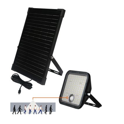 LED da esterno solare per riflettore con sensore LED/30W/6,4V IP65 3000/4000K + telecomando