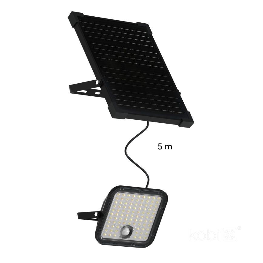 LED da esterno solare per riflettore con sensore LED/30W/6,4V IP65 3000/4000K + telecomando