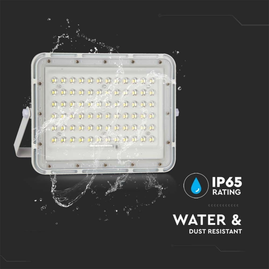 LED da esterno dimmerabile solare per riflettore LED/15W/3,2V IP65 6400K bianco + telecomando