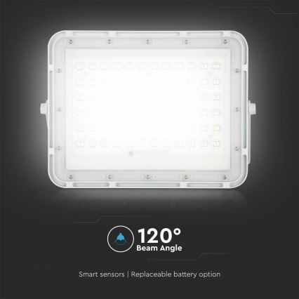 LED da esterno dimmerabile solare per riflettore LED/15W/3,2V IP65 6400K bianco + telecomando