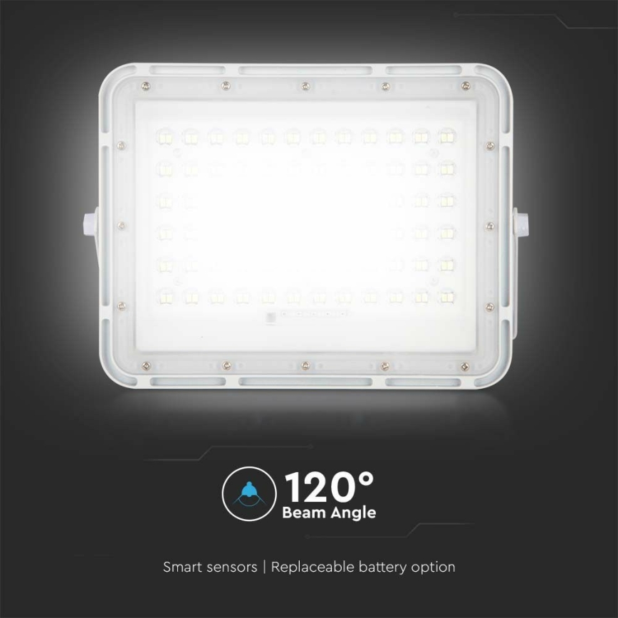 LED da esterno dimmerabile solare per riflettore LED/15W/3,2V IP65 6400K bianco + telecomando