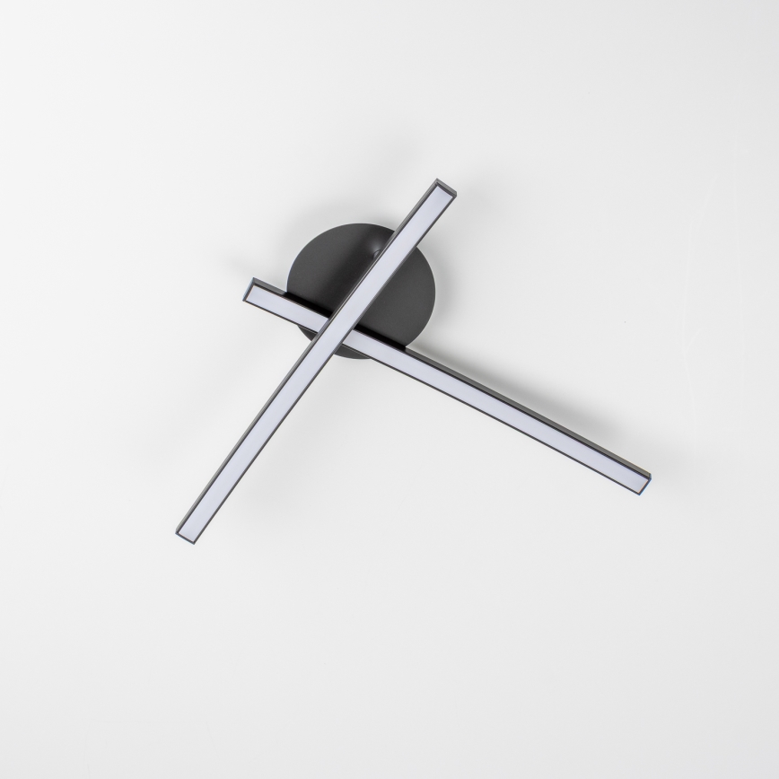 LED-Deckenleuchte 2xLED/6W/230V schwarz