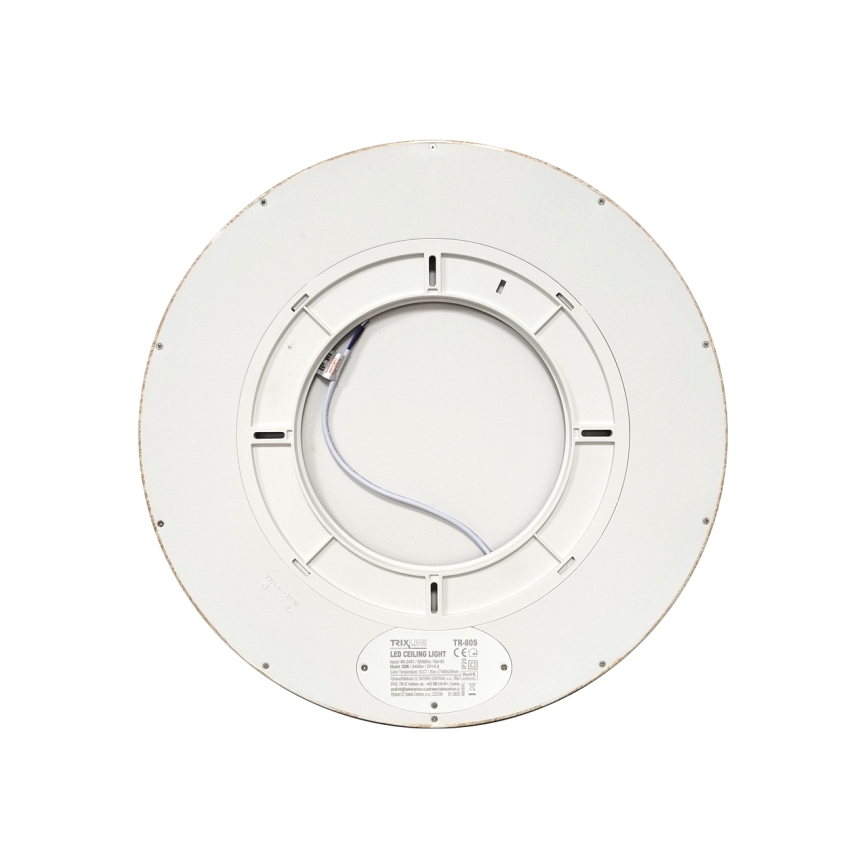 LED-Deckenleuchte, 32W, 230V, 3000/4000/6500K, Ø 40 cm, beige