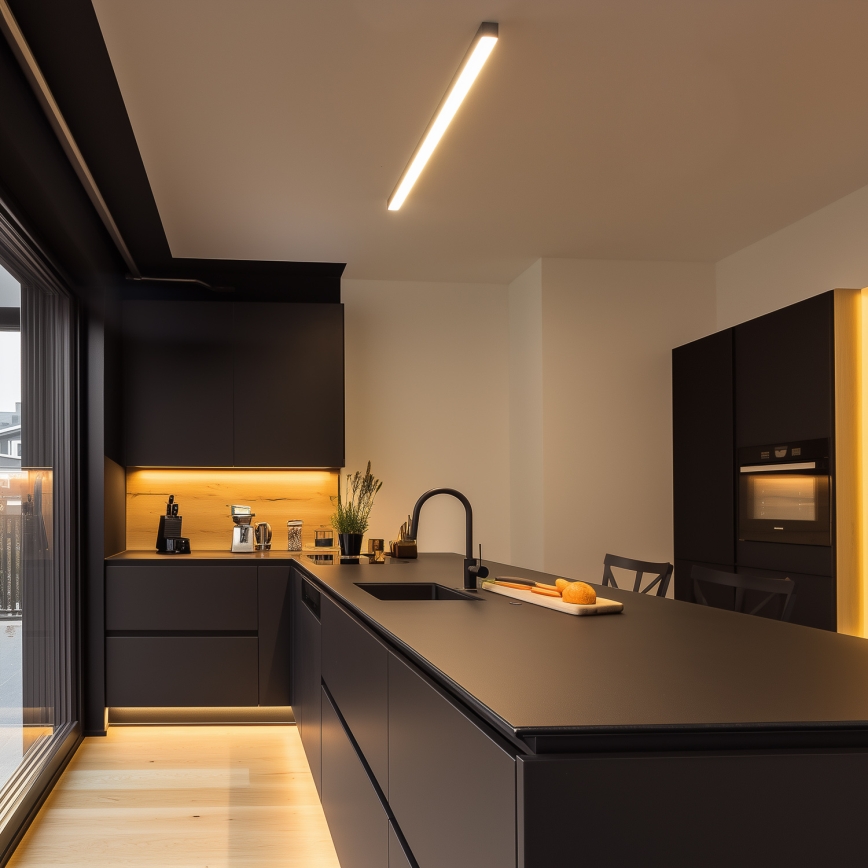 LED Deckenleuchte ALLDAY BASIC LED/40W/230V 2700/4000/6000K schwarz