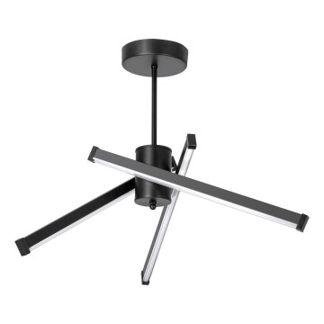 LED-Deckenleuchte an Stange 3xLED/10W/230V 3000-6500K d 62 cm schwarz