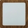 LED-Deckenleuchte BLOCK LED/12W/230V 4200K 16,3x16,3 cm braun