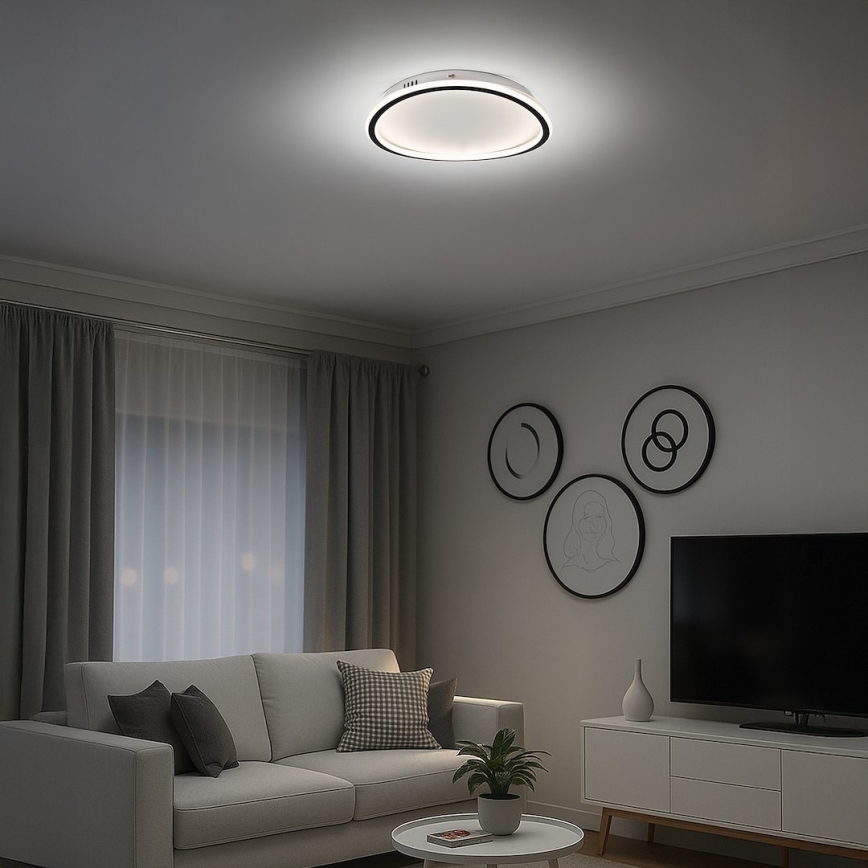 LED-Deckenleuchte CALI LED/30W/230V Ø 40 cm schwarz