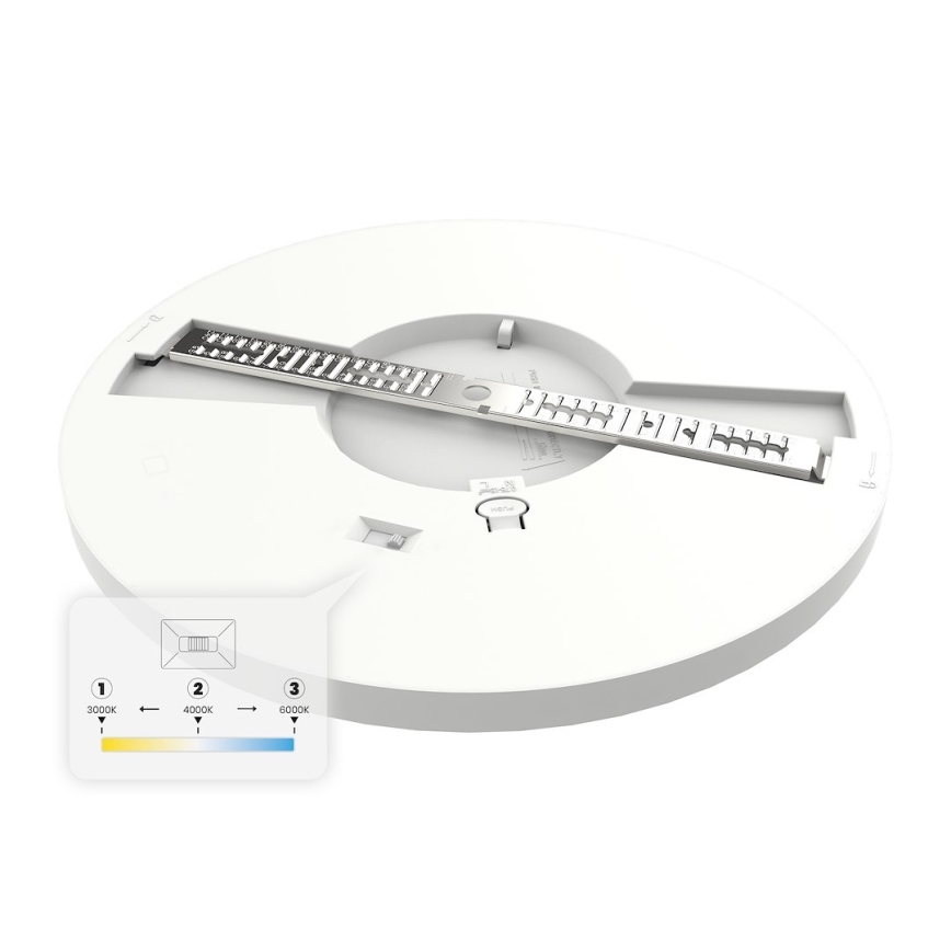 LED-Deckenleuchte EVORA LED/18W/230V 3000/4000/6000K Ø 22,5 cm weiß