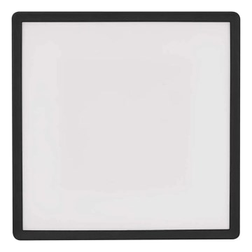 LED-Deckenleuchte FLORI LED/18W/230V 4000K schwarz 29x29 cm
