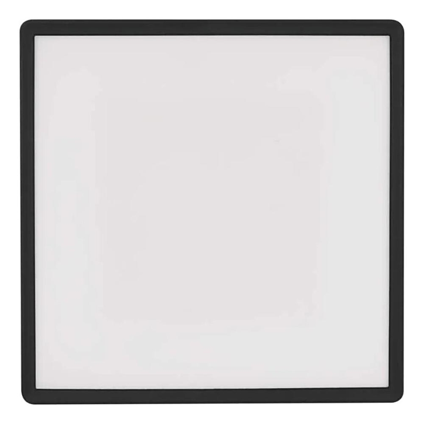 LED-Deckenleuchte FLORI LED/22W/230V 4000K schwarz 42x42 cm