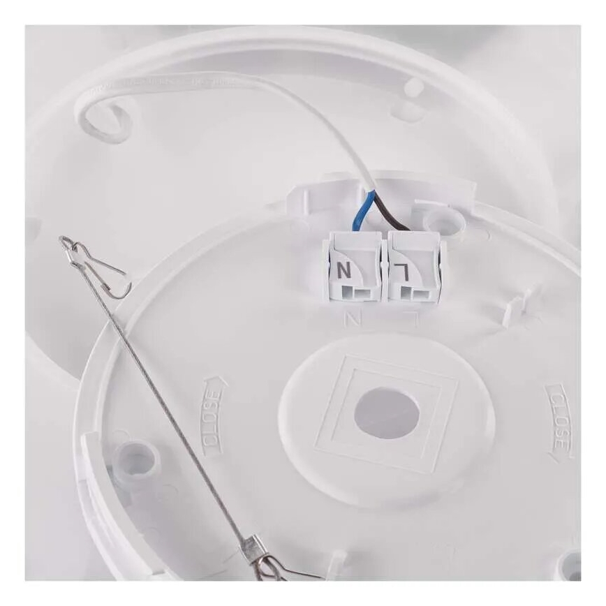 LED-Deckenleuchte FLORI LED/22W/230V 4000K schwarz 42x42 cm