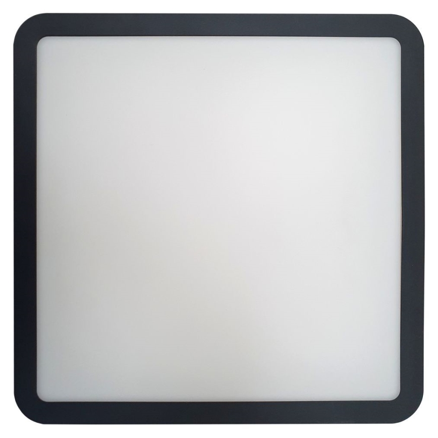 LED-Deckenleuchte für Badezimmer ELLÉ LED/24W/230V 3000/4000/6500K 26x26 cm IP54 anthrazit