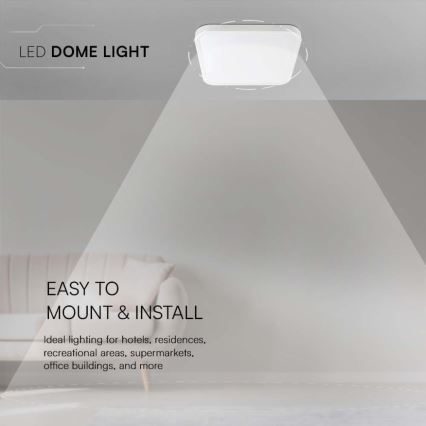 LED-Deckenleuchte für Badezimmer LED/18W/230V 3000K IP44 weiß