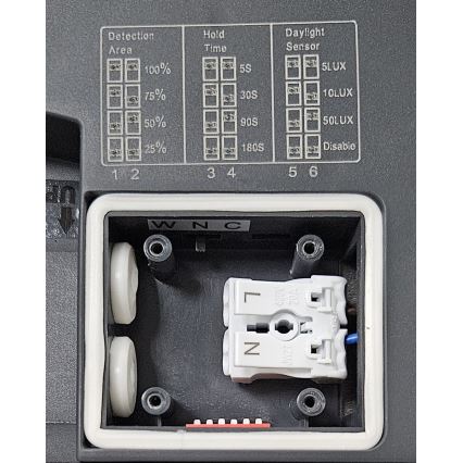 LED-Deckenleuchte für Badezimmer mit Sensor ELLÉ LED/24W/230V 3000/4000/6500K d 26 cm IP54 anthrazit