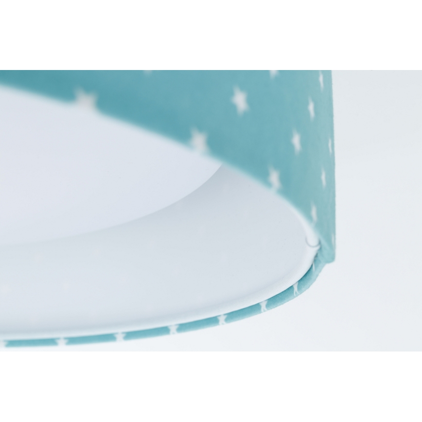 LED Kinder-Deckenleuchte GALAXY KIDS LED/24W/230V Sternenmuster türkis/weiß