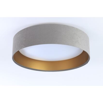 LED-Deckenleuchte GALAXY LED/24W/230V Ø 44 cm grau/gold