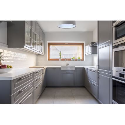 LED-Deckenleuchte GALAXY LED/24W/230V Ø 44 cm grau/weiß