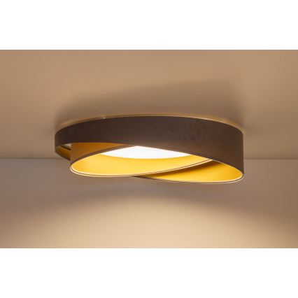 LED-Deckenleuchte GALAXY MODERN LED/24W/230V Ø 55 cm Grau/Beige/Gold