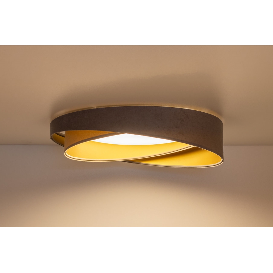 LED-Deckenleuchte GALAXY MODERN LED/24W/230V Ø 55 cm Grau/Beige/Gold