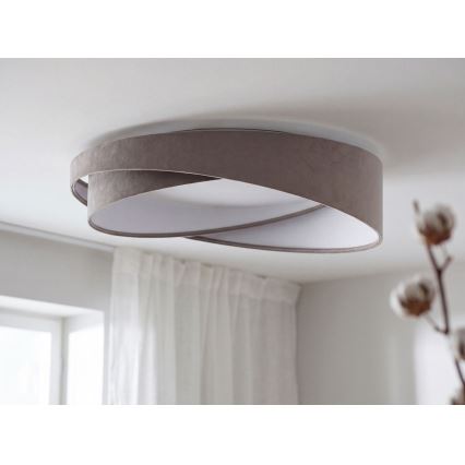 LED-Deckenleuchte GALAXY MODERN LED/24W/230V Ø 55 cm grau/weiß