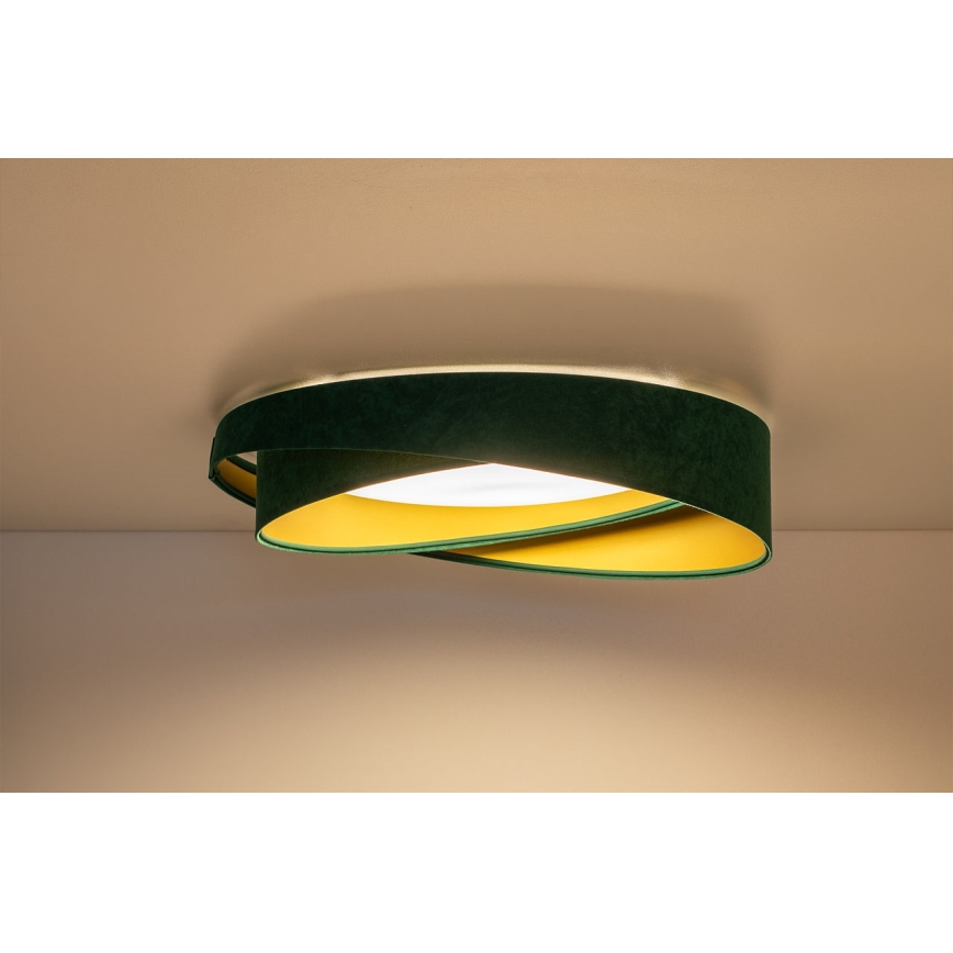 LED-Deckenleuchte GALAXY MODERN LED/24W/230V Ø 55 cm Grün/Gold
