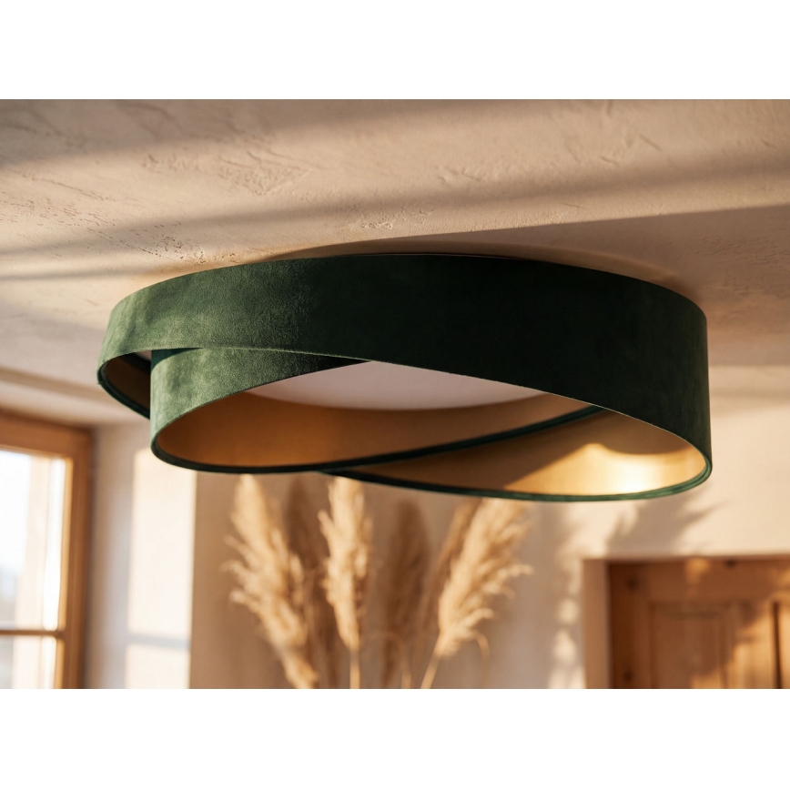 LED-Deckenleuchte GALAXY MODERN LED/24W/230V Ø 55 cm Grün/Gold