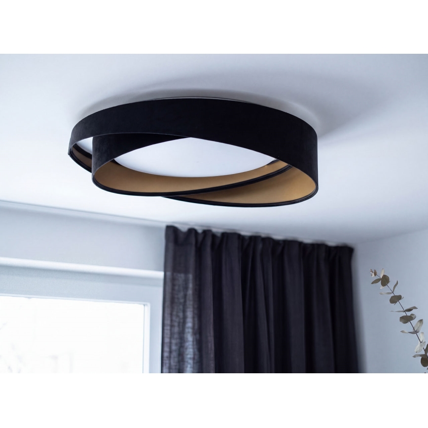 LED-Deckenleuchte GALAXY MODERN LED/24W/230V Ø 55 cm schwarz/gold