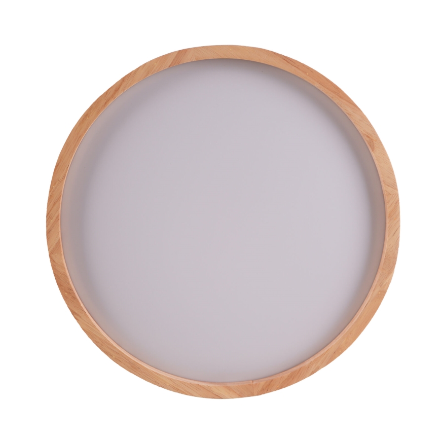 LED-Deckenleuchte JANUSZ LED/12W/230V d 27 cm IP44 Eiche