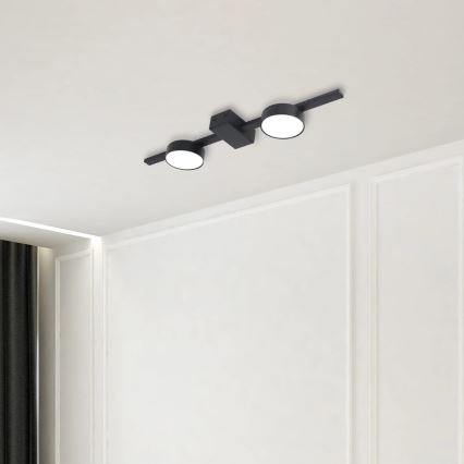 LED-Deckenleuchte JOY 2xGX53/6W/230V schwarz