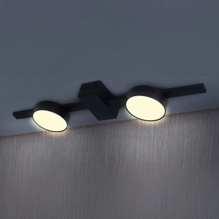 LED-Deckenleuchte JOY 2xGX53/6W/230V schwarz