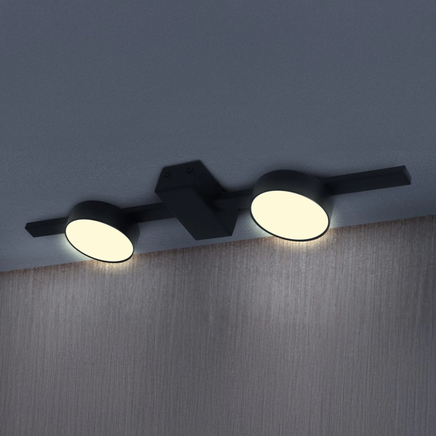 LED-Deckenleuchte JOY 2xGX53/6W/230V schwarz