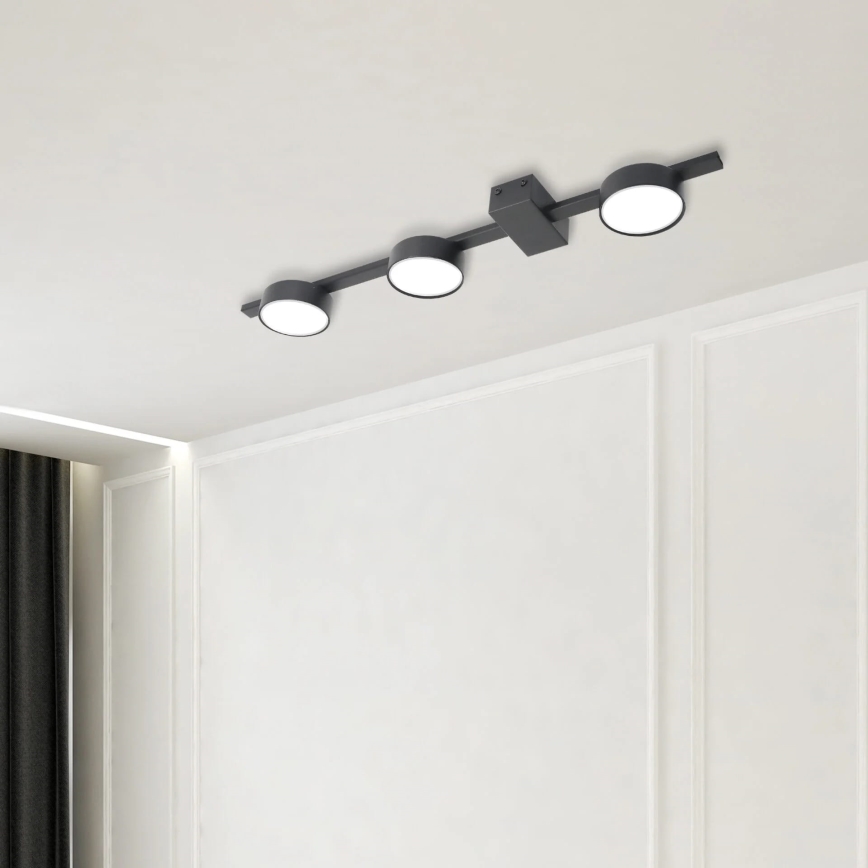 LED-Deckenleuchte JOY 3xGX53/6W/230V schwarz
