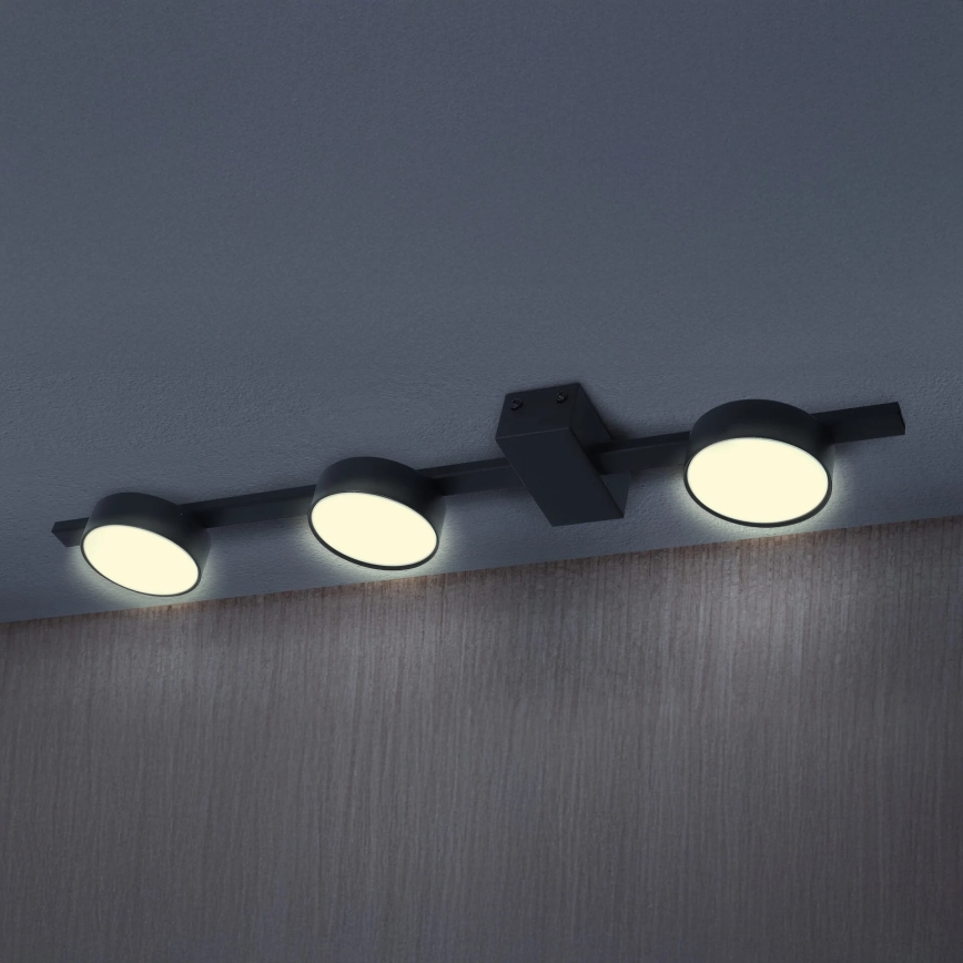 LED-Deckenleuchte JOY 3xGX53/6W/230V schwarz