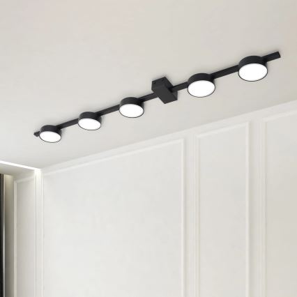 LED-Deckenleuchte JOY 5xGX53/6W/230V schwarz