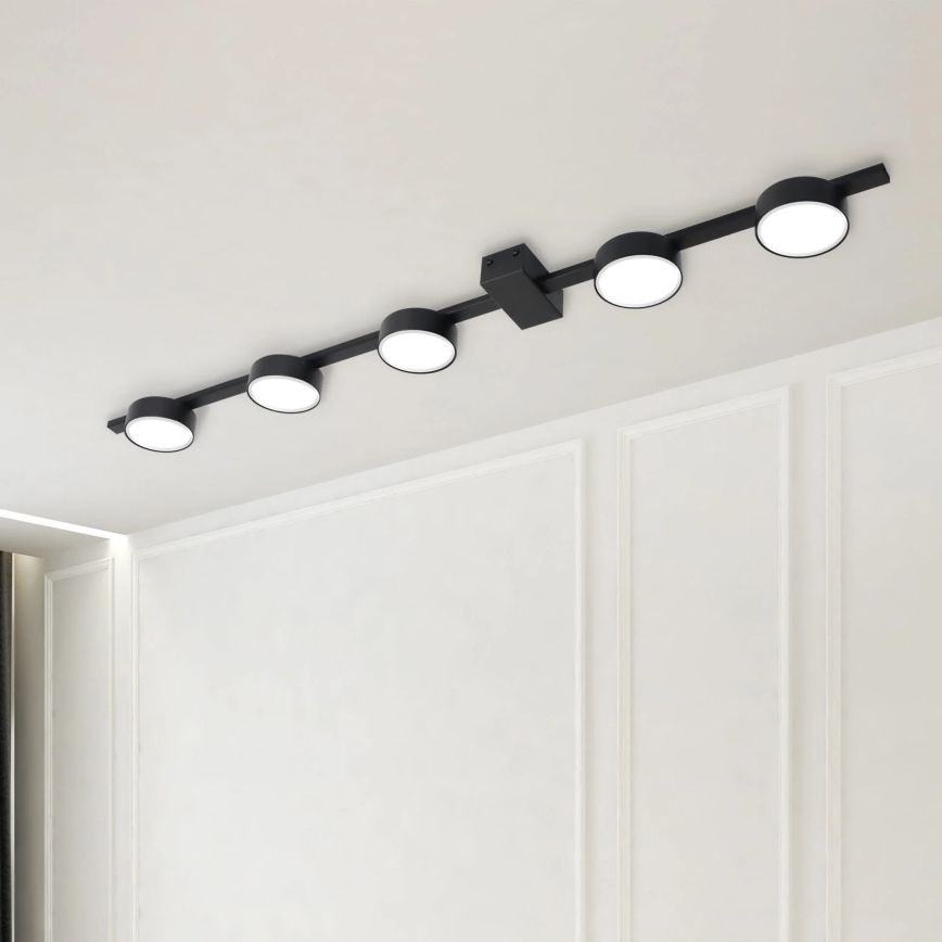 LED-Deckenleuchte JOY 5xGX53/6W/230V schwarz