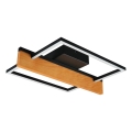 LED Deckenleuchte LARYSA LED/11,5W/230V 35x45 cm Kiefer