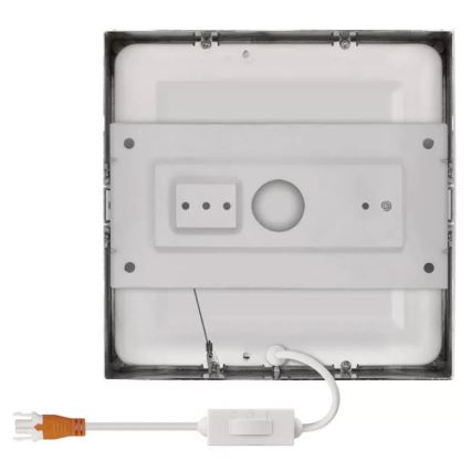 LED-Deckenleuchte NEXXO LED/12,5W/230V 3000/3500/4000K 17x17 cm glänzendes Chrom