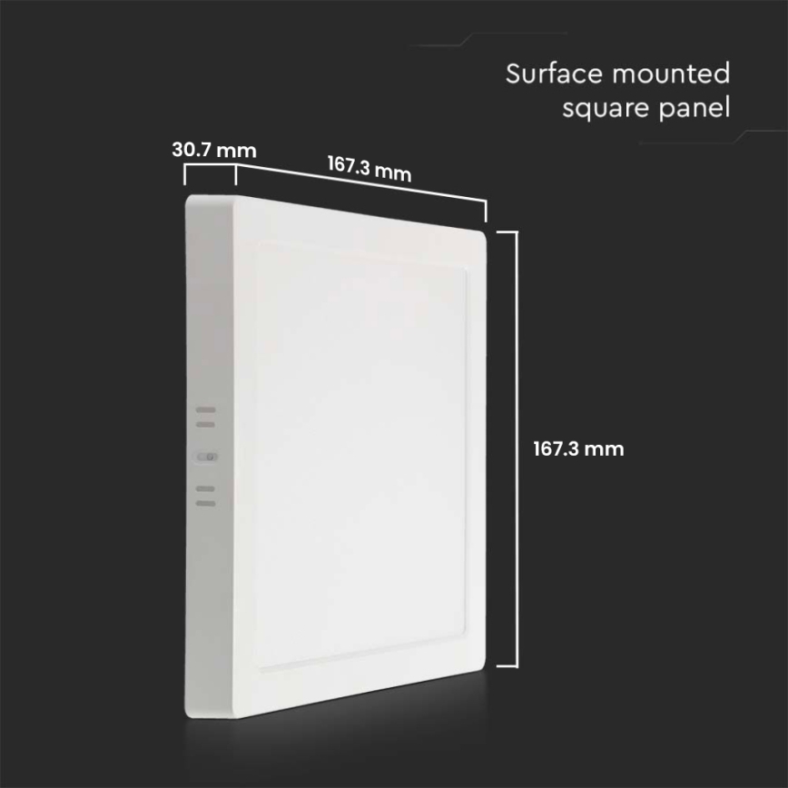 LED-Deckenleuchte LED/12W/230V 6500K 16,7x16,7 cm weiß