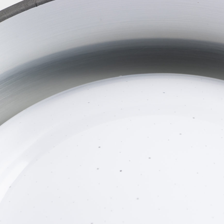 LED-Deckenleuchte LED/12W/230V Ø 32 cm grau/silber